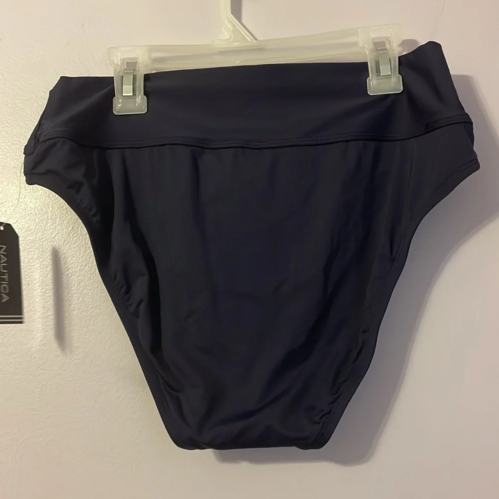 Nautica Deepsea Navy Blue Bikini Bottom size XL